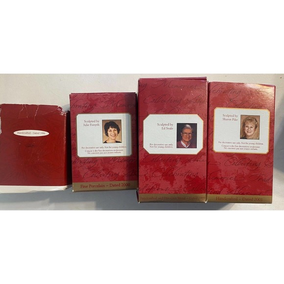 Vintage Hallmark Keepsake Granddaughter Ornament Lot of 4 In Box - Picture 4 of 9